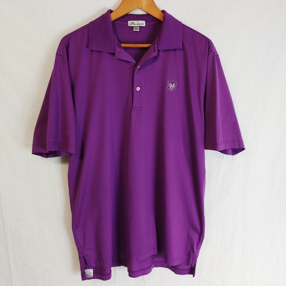Peter Millar Golf Polo Shirt CMC Logo Large